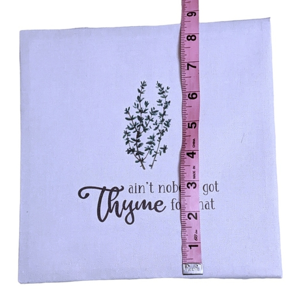 "Ain't nobody got THYME for that" Canvas Wall Decor NWT! - Picture 3 of 7